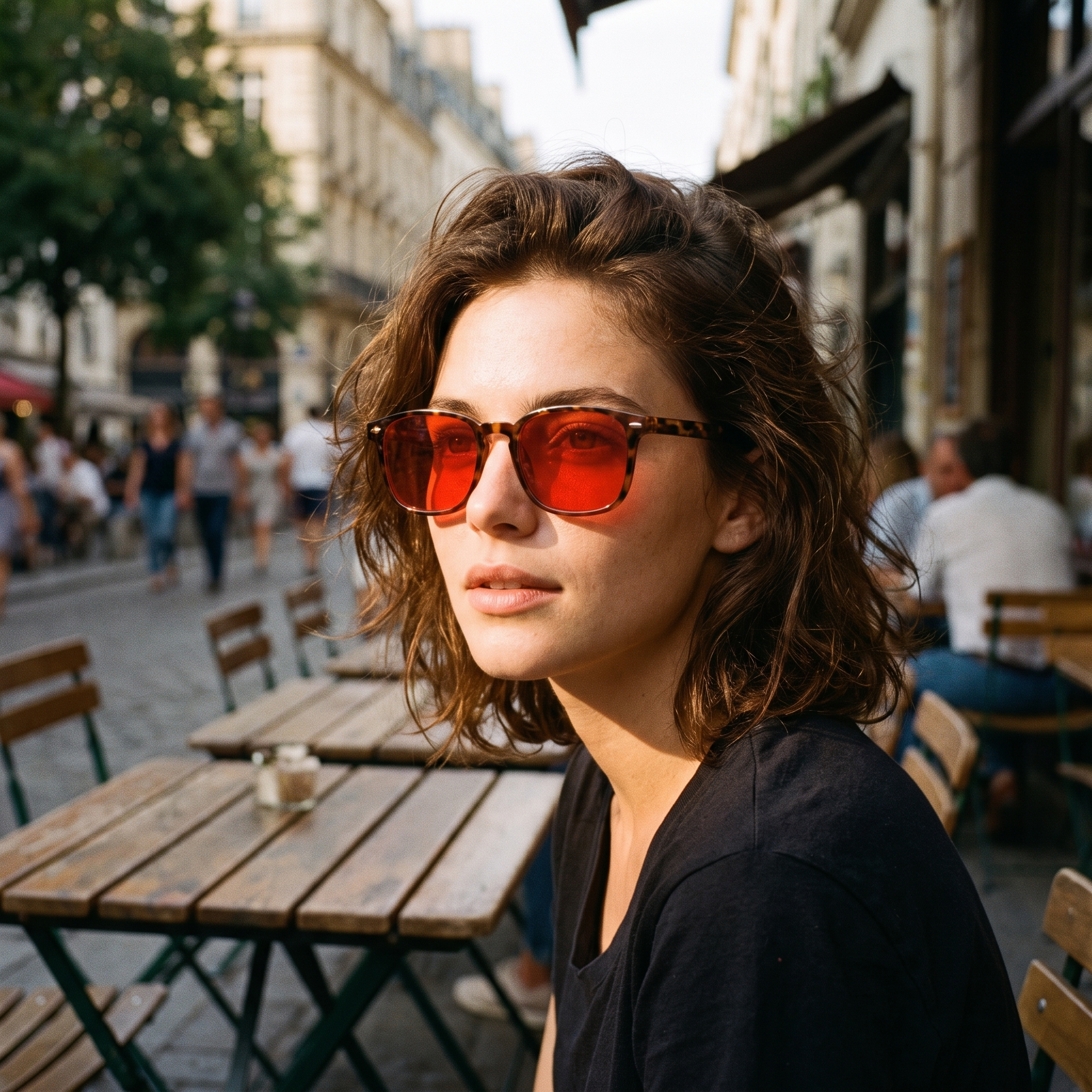 Red Tinted Anti-Blue Light Glasses (Leopard Print Frame)